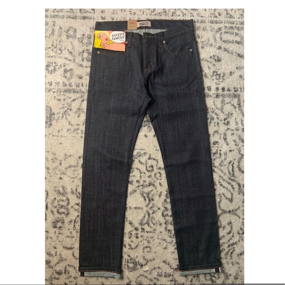 NWT Naked&Famous Men’s Denim Skinny 33